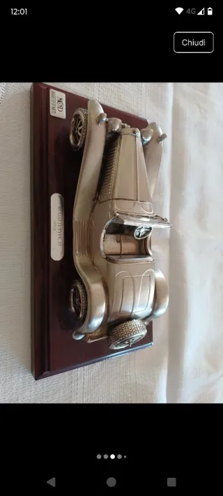 Modellino Auto Argentata