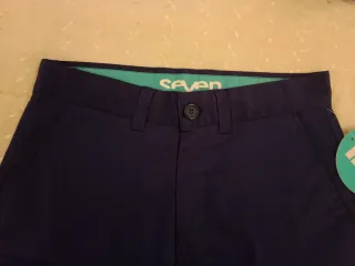 Calções Chino Seven Azuis Homem