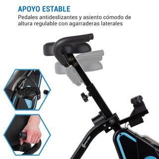 Bicicleta Estática Plegable hasta 100kg