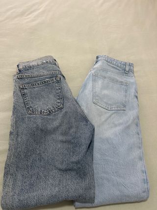Jeans Zara Mom Fit Mujer