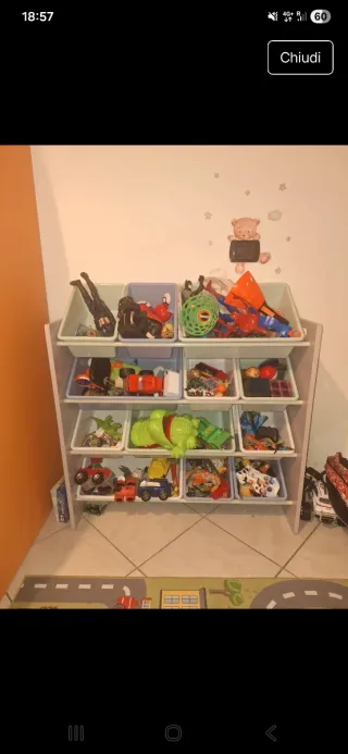 Portagiochi cameretta 9kg