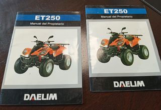 Quad Daelim ET 250 ATV 2006 3.958 Km. Maleta Shad