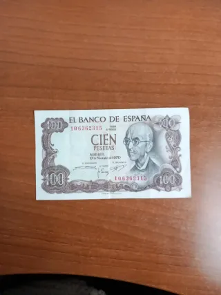 Billete 100 Pesetas Banco de España 1970