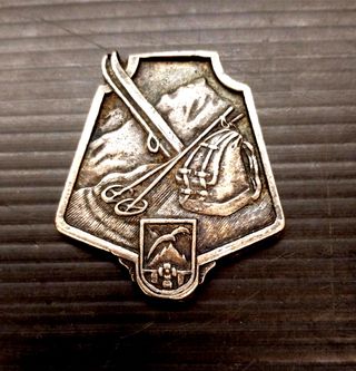 Lote 3 medallas esquí montaña