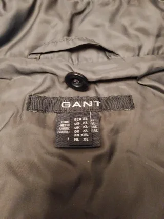 Abrigo con chaleco Gant Negro de Mujer