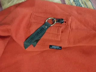 Felpa Baci e Abbracci arancione Taglia M