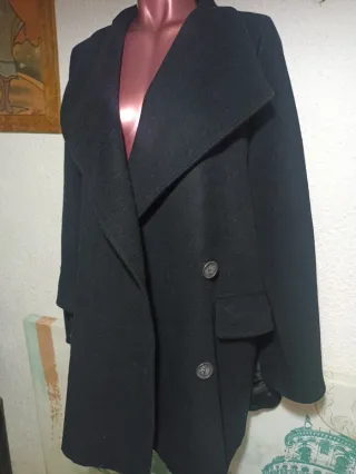 Abrigo Max Mara Negro