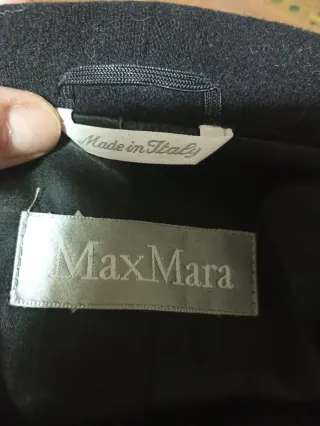 Abrigo Max Mara Negro