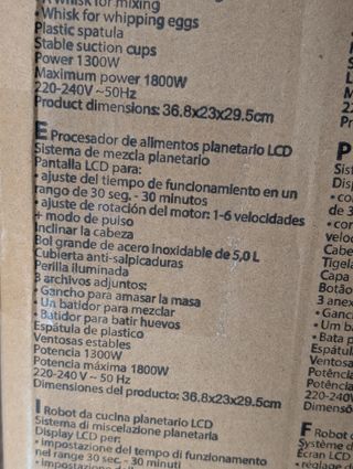 Batidora Amasadora Briebe 5L - KM1164 Expo - N03