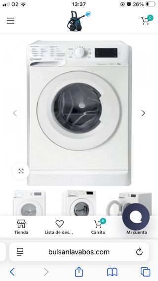 Lavadora Indesit 8 kg