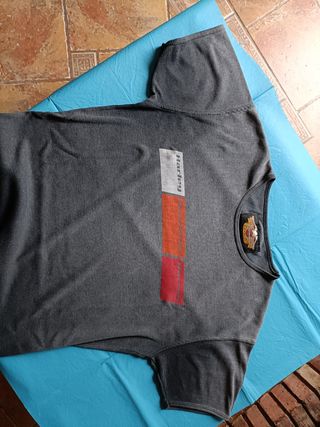 camiseta Harley 750 XR bolsa HOG Grao