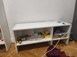 Mueble TV Estantería BAGGEBO IKEA Blanco