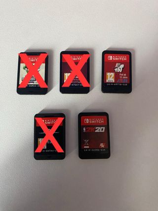 Pack juegos originales Nintendo Switch