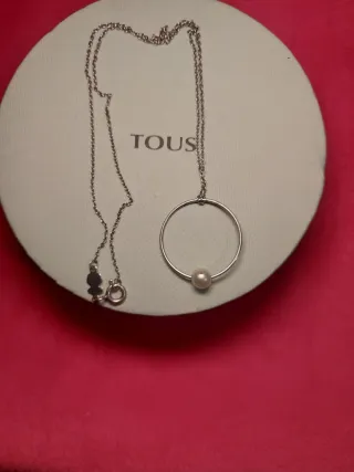 Collar Tous Plata Perla Aro