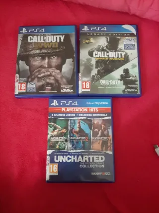 Pacchetto 3 Giochi PS4: Call of Duty e Uncharted