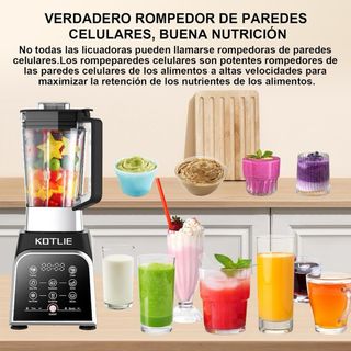 Batidora Vaso 2L 2000W 8 prog. 2800 rpm PRECINTADO