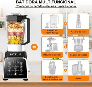 Batidora Vaso 2L 2000W 8 prog. 2800 rpm PRECINTADO