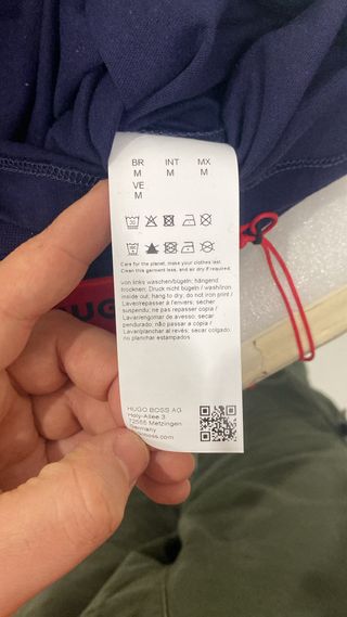 Maglietta Hugo Boss Blu Taglia M