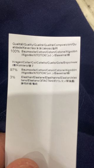 Maglietta Hugo Boss Blu Taglia M