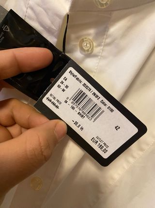 Camisa Emporio Armani Mujer Blanca Talla 42