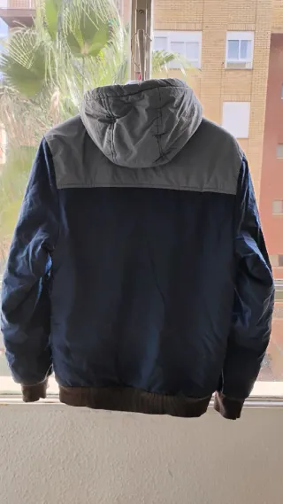 Chaqueta Adidas Azul y Gris