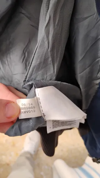 Chaqueta Adidas Azul y Gris