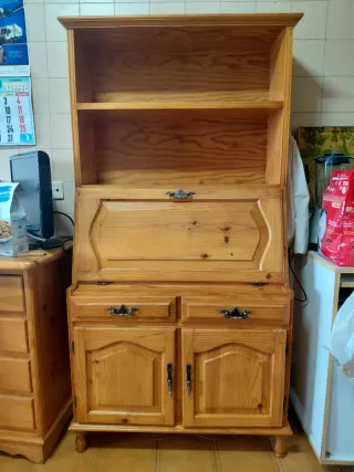 : Dormitorio completo de pino macizo – armario mon