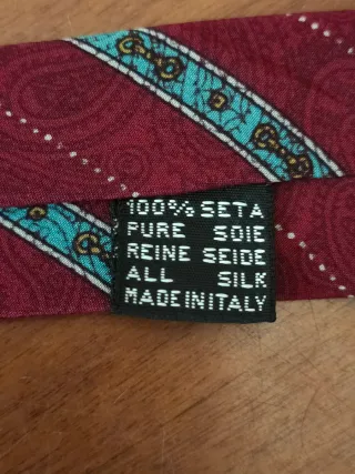 Cravatta Seta Celine Paris Vintage