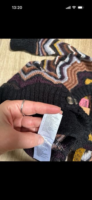 Maglioncino bambina fantasia zig-zag