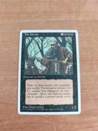 Carta Magic Tío Istvan cuarta Edición