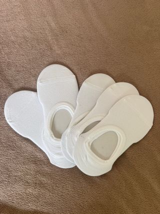 Calcetines tobilleros blancos (pack 5) talla 38/39