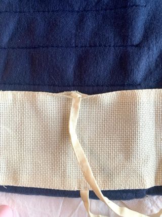 Portaposate Blu in tessuto