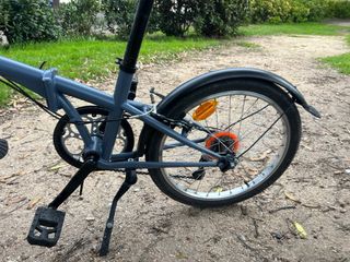 Bicicleta plegable Btwin gris