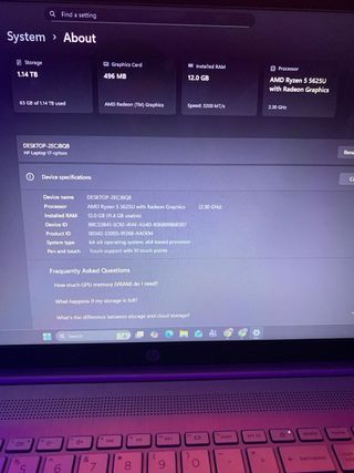 Portátil HP 17-cp1035cl Plata