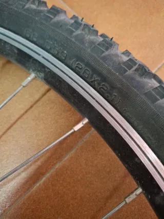 Rueda trasera de Bicicleta con Piñones