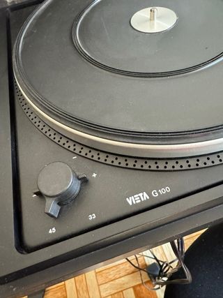 Tocadiscos Vieta G100 Negro