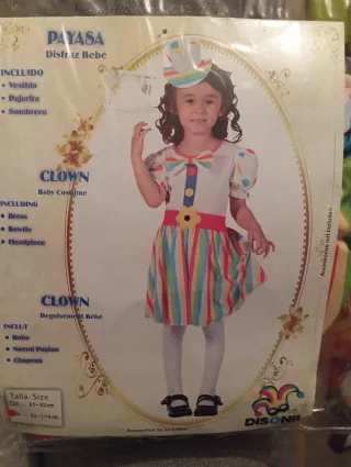 Disfraz de Payasa para Bebé