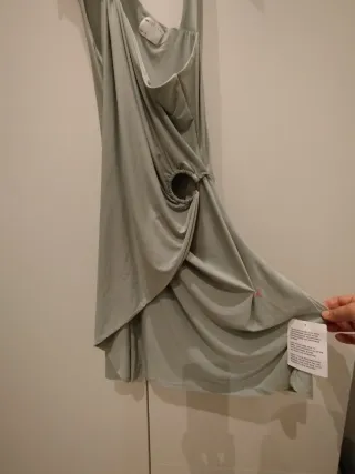 ASOS Abito Monospalla con Spacco Taglia S