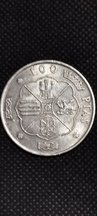 Moneda 100 Pesetas Plata Franco 1966