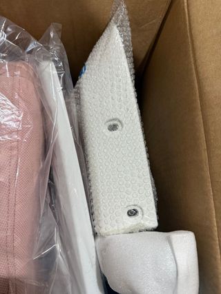 SONGMICS Silla de malla con Apoyabrazos plegables