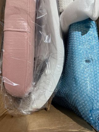 SONGMICS Silla de malla con Apoyabrazos plegables