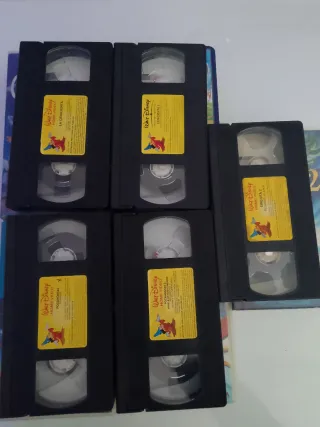 Lote 5 VHS Disney Clásicos