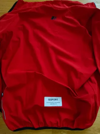 Cortavientos Ciclismo Rojo