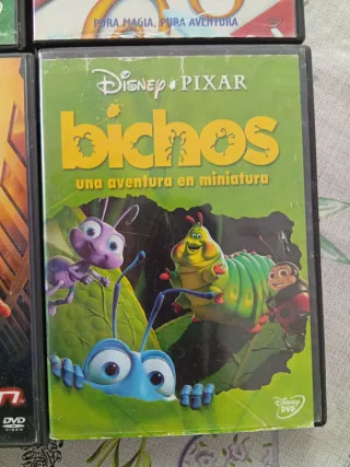 4 Películas DVD Disney Clásicos y Pixar