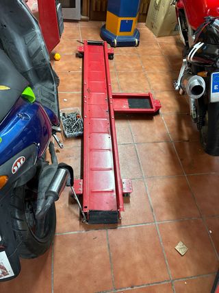 Plataforma para mover moto