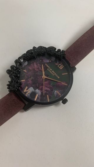 Reloj Olivia Burton floral malva