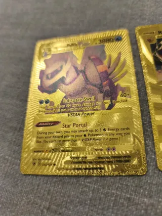 Carte Pokémon Dorate Palkia, Raichu, Pikachu