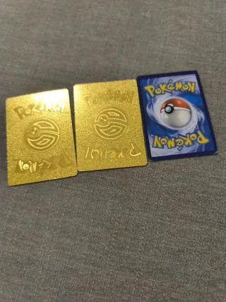 Carte Pokémon Dorate Palkia, Raichu, Pikachu