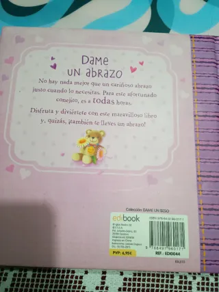Libro infantil Dame un abrazo