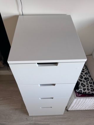 Cómoda blanca 4 cajones